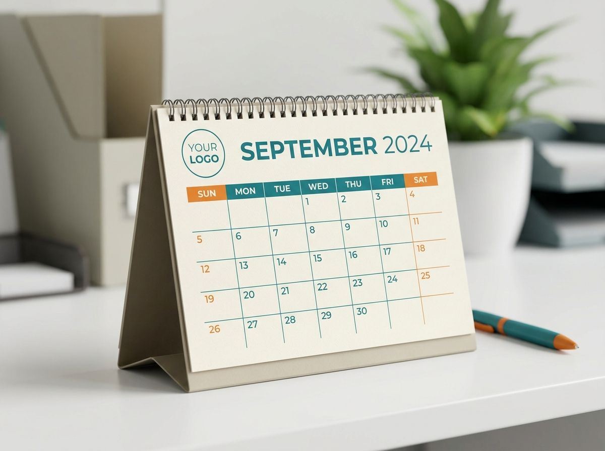 Desk Calendars printing example
