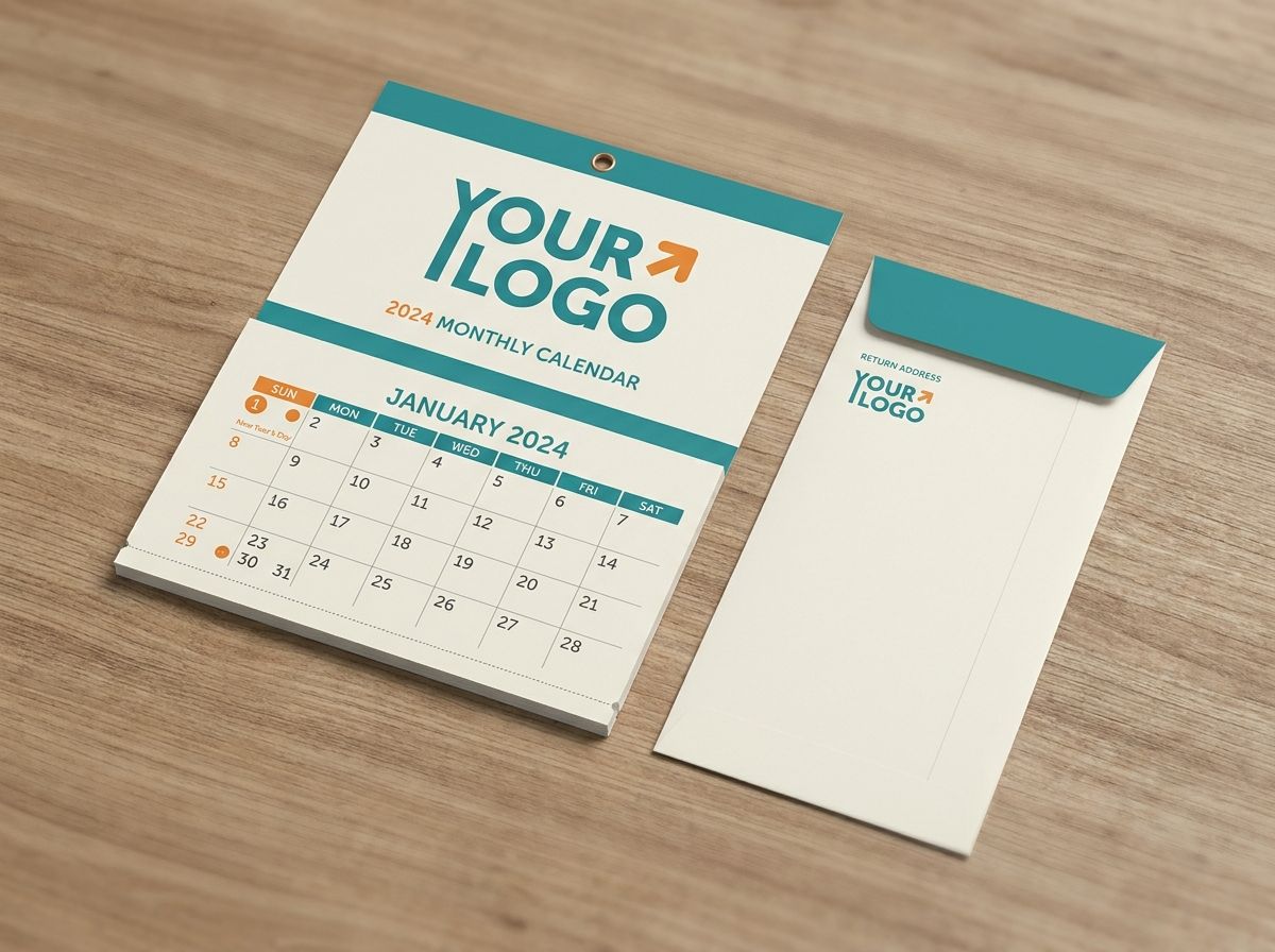 DL Easy-Mail Calendars printing example