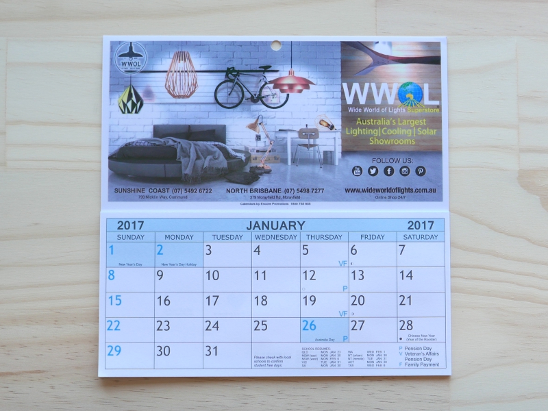 Promotional Calendars example 3